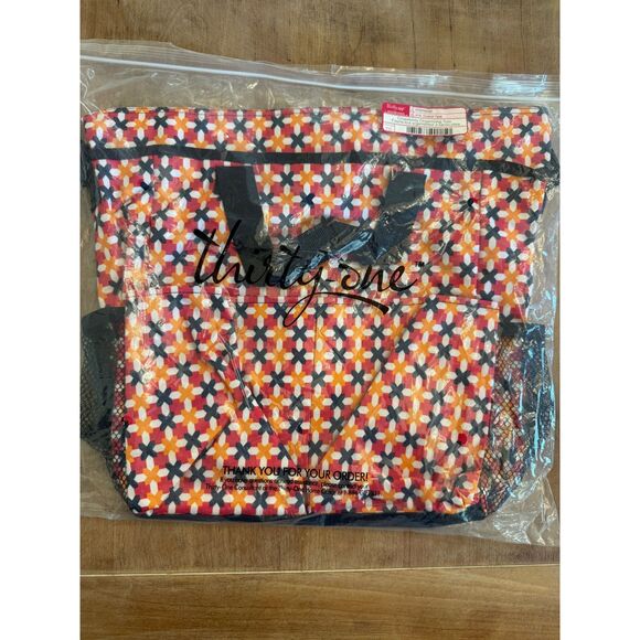 Thirty-One Crossbody Organizing Tote Tropical Twist New‎ in Package - Picture 1 of 4